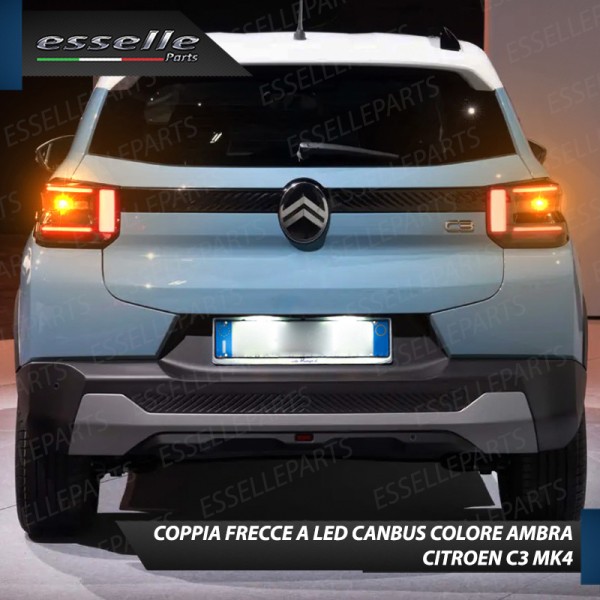 Coppia Frecce Posteriori PY21W 24 LED Canbus 3.0 per Citroen C3 MK4