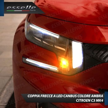 Coppia Frecce Anteriori PY21W 24 LED Canbus 3.0 per CITROEN C3 MK4