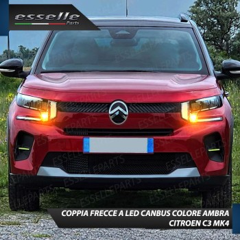 Coppia Frecce Anteriori PY21W 24 LED Canbus 3.0 per CITROEN C3 MK4