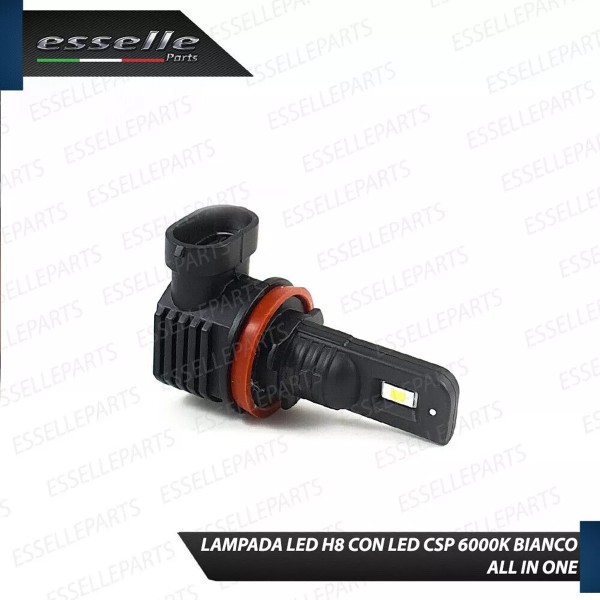 Kit Full LED Lampada H8 3000 Lumen Abbagliante per PIAGGIO NRG 50 2004-2017 Power DD