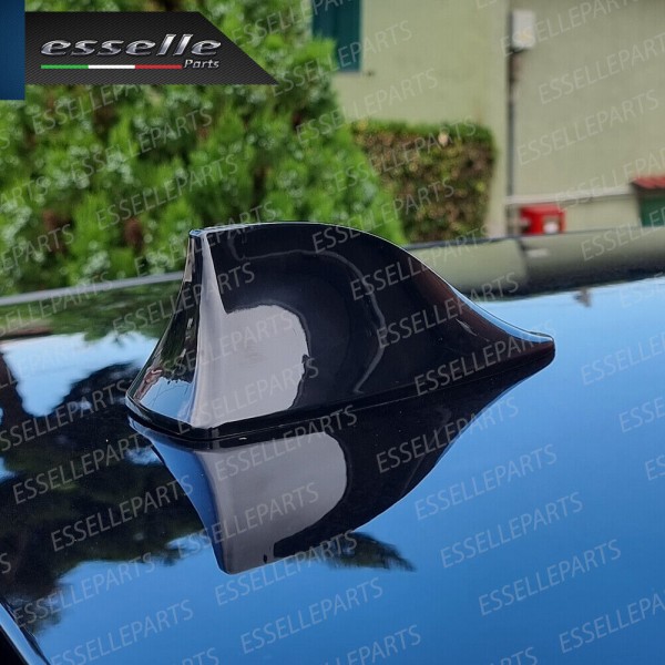 Antenna Pinna Nero Lucido con Vera Ricezione radio