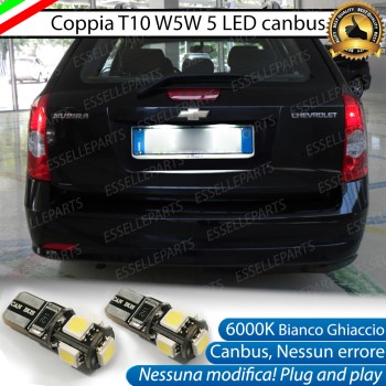 Luci targa 5 LED Canbus per CHEVROLET NUBIRA