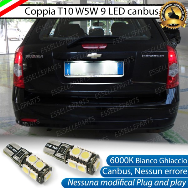 Luci targa 9 LED Canbus per DAEWOO NUBIRA