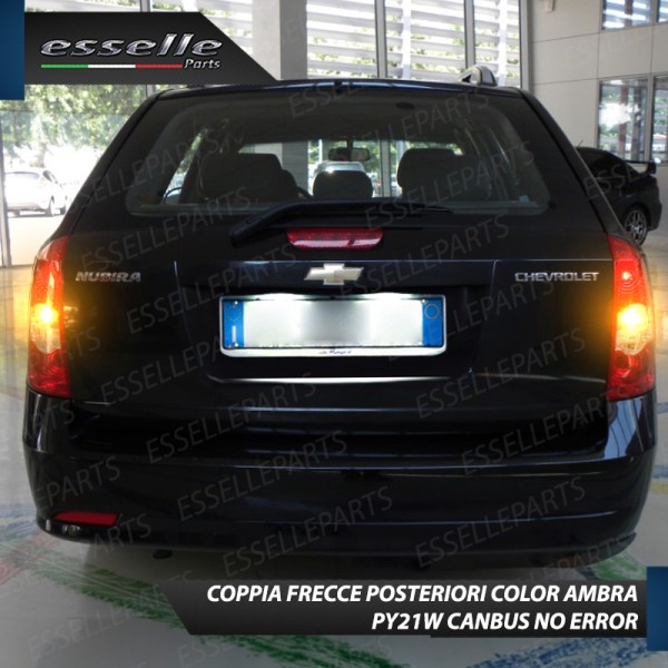 Coppia Frecce Posteriori PY21W 35 LED Canbus CHEVROLET NUBIRA
