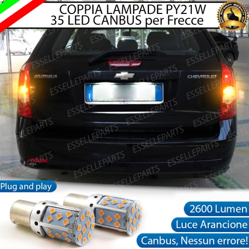 Coppia Frecce Posteriori PY21W 35 LED Canbus DAEWOO NUBIRA