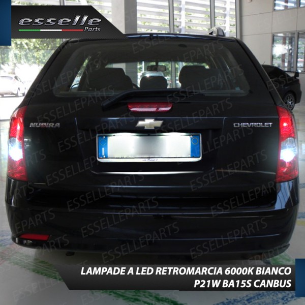 Coppia Luci Retromarcia P21W 15 LED per CHEVROLET NUBIRA