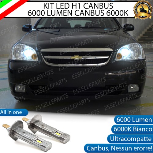Kit Full LED coppia H1 - ULTRA COMPATTA - 6000 LUMEN abbaglianti per CHEVROLET NUBIRA