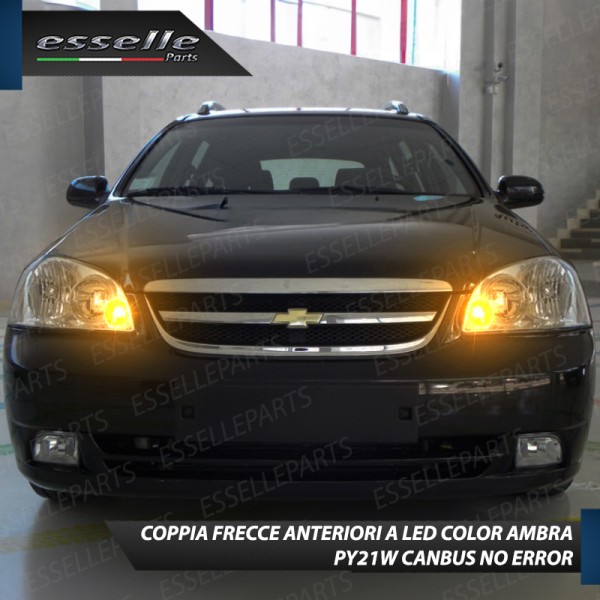 Coppia Frecce Anteriori PY21W 35 LED Canbus CHEVROLET NUBIRA