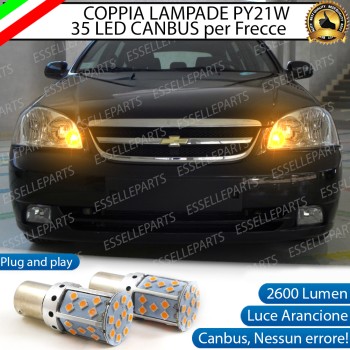 Coppia Frecce Anteriori PY21W 35 LED Canbus CHEVROLET NUBIRA