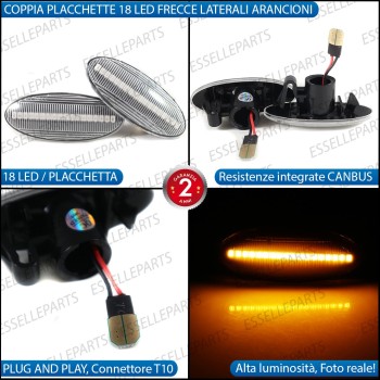 PLACCHETTE LATERALI A 18 LED PER FRECCE SPECIFICHE PER NISSAN JUKE PLACCHETTE LATERALI A 18 LED PER FRECCE SPECIFICHE PER NISSAN JUKE