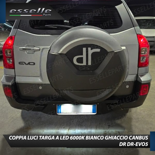 Luci targa 9 LED Canbus per DR EVO5