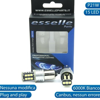 Coppia Luci Retromarcia P21W 15 LED per DR EVO5