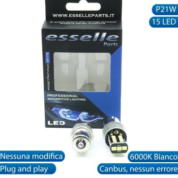 Coppia Luci Retromarcia P21W 15 LED per DR EVO5