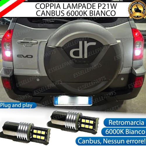 Coppia Luci Retromarcia P21W 15 LED per DR EVO5