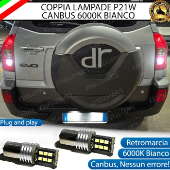 Coppia Luci Retromarcia P21W 15 LED per DR EVO5