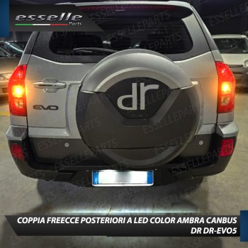 Coppia Frecce Posteriori PY21W 35 LED Canbus DR EVO5