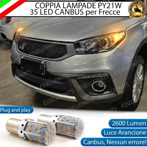 Coppia Frecce Anteriori PY21W 35 LED Canbus DR EVO5