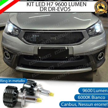 Kit Full LED H7 9600 LUMEN 6000K Anabbaglianti DR EVO5