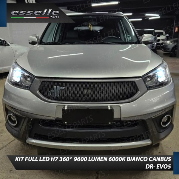 Conversione Fari Full LED 6000K bianco per DR EVO5
