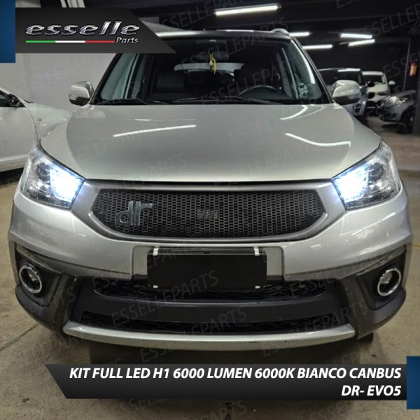 Conversione Fari Full LED 6000K bianco per DR EVO5