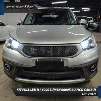 Conversione Fari Full LED 6000K bianco per DR EVO5
