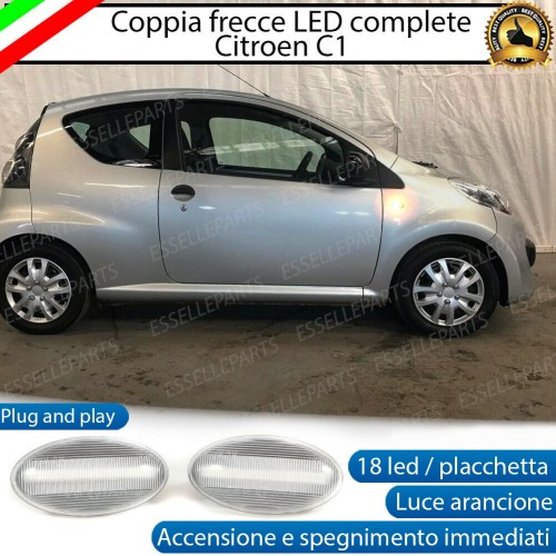 PLACCHETTE LATERALI A 18 LED PER FRECCE SPECIFICHE PER CITROEN C1 I