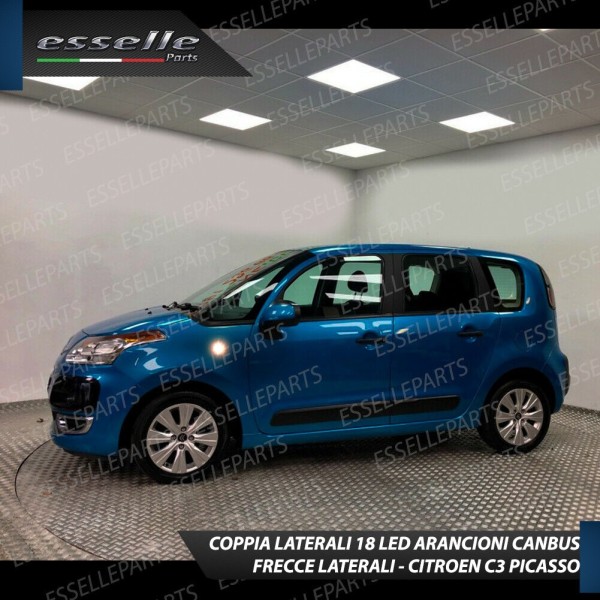 PLACCHETTE LATERALI A 18 LED PER FRECCE SPECIFICHE PER CITROEN C3 PICASSO