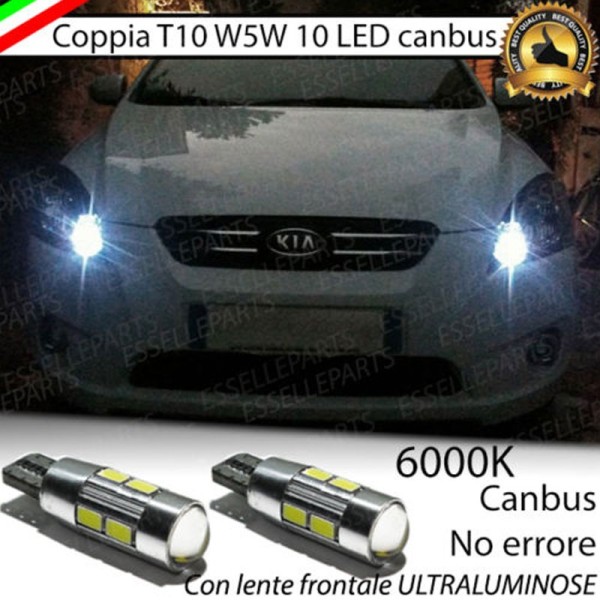 Luci posizione 10 LED Canbus 660 Lumen