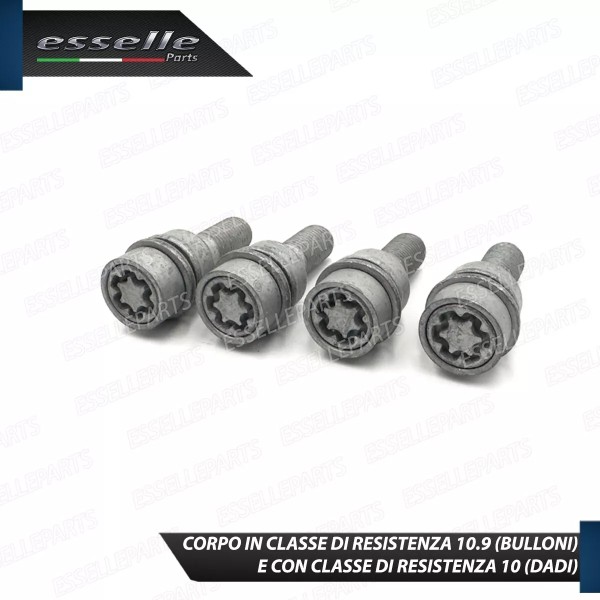 Bulloni Antifurto Ruote Toyota Bz4X Con Cerchi In Lega Di Serie