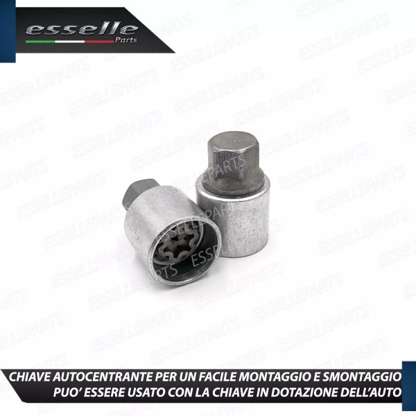 Bulloni Antifurto Ruote Toyota Bz4X Con Cerchi In Lega Di Serie