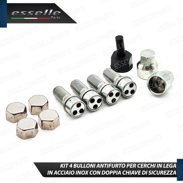 Bulloni Antifurto Ruote Nissan Note Mk2 Con Cerchi In Lega Di Serie