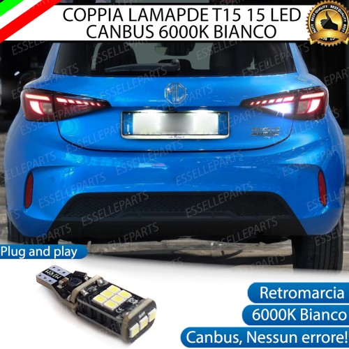 Lampada Retromarcia T15 15 LED Canbus 6000K per MG 3