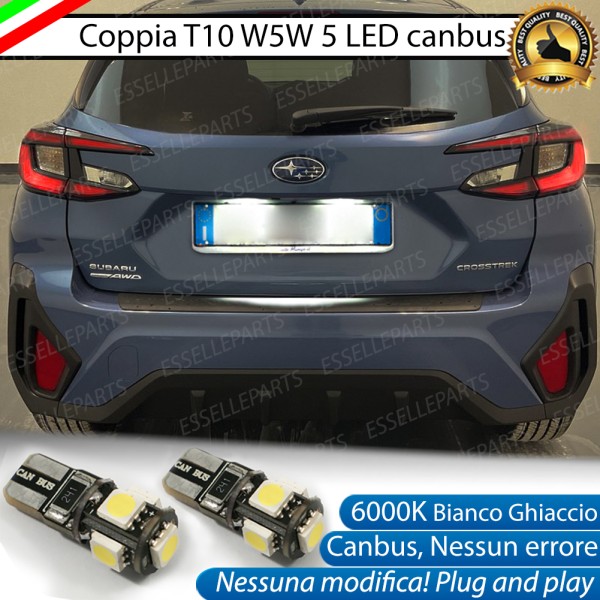Luci targa 5 LED Canbus per SUBARU CROSSTREK