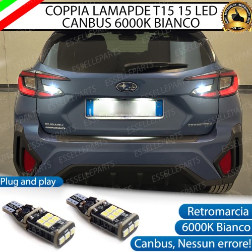 Luci Retromarcia 15 LED PER SUBARU CROSSTREK 1200 LUMEN