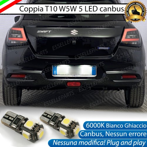 Luci targa 5 LED Canbus per SUZUKI SWIFT MK7