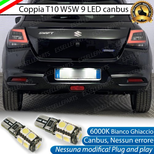 Luci targa 9 LED Canbus per SUZUKI SWIFT MK7
