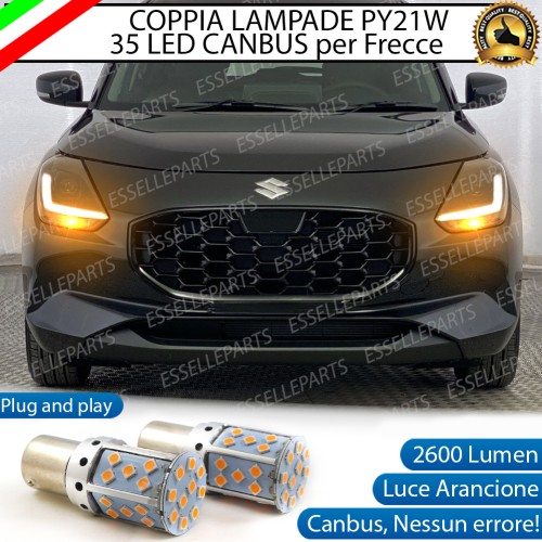 Coppia Frecce Anteriori PY21W 35 LED Canbus SUZUKI SWIFT MK7