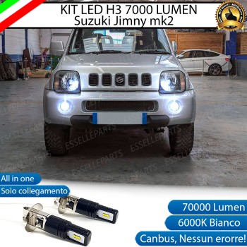 Kit Full LED H3 7000 Lumen Fendinebbia Suzuki Jimny II