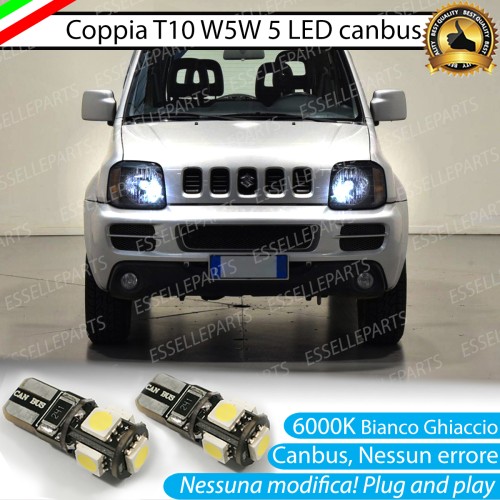 Luci posizione T10 W5W 5 LED Canbus Suzuki Jimny II