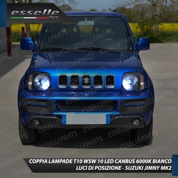Luci posizione T10 W5W 10 LED Canbus Suzuki Jimny II