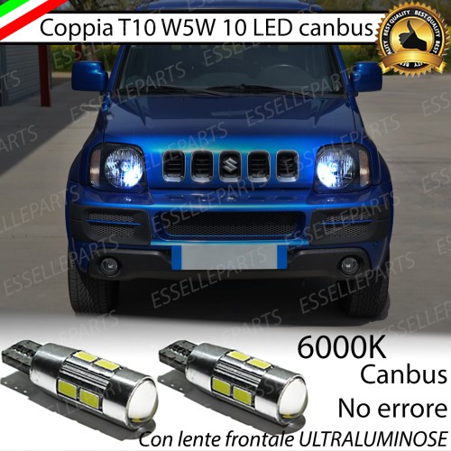Luci posizione T10 W5W 10 LED Canbus Suzuki Jimny II