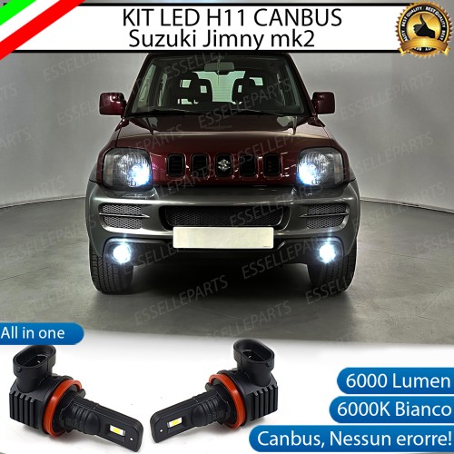 Kit Full LED H11 6000 LUMEN Canbus 6000K Bianco Fendinebbia Suzuki Jimny MK2
