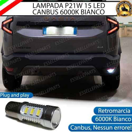 Lampada LED Retromarcia Da 15 LED Canbus 6000K con lente Dacia Bigster