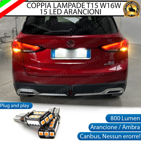 Coppia Frecce Posteriori T15 W16W 15 LED Canbus PER MG ZS MK2