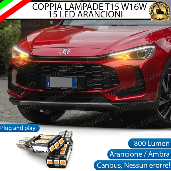 Coppia Frecce Anteriori T15 W16W 15 LED Canbus PER MG ZS MK2