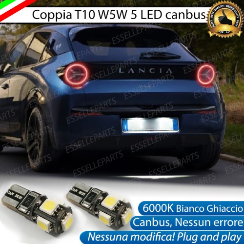 Luci targa 5 LED Canbus per LANCIA YPSILON MK3