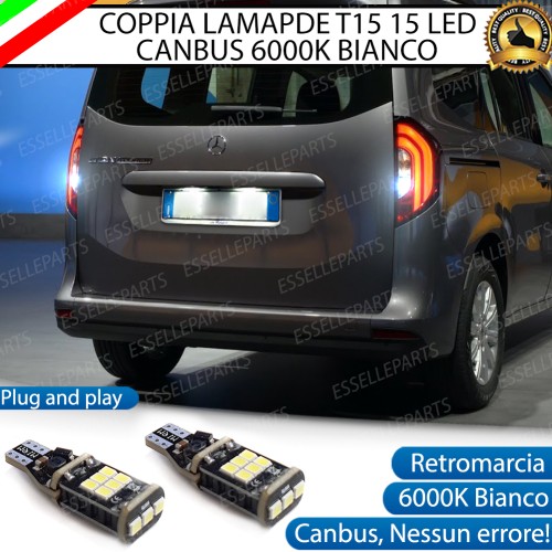 Luci Retromarcia 15 LED PER MERCEDES CLASSE T 1200 LUMEN