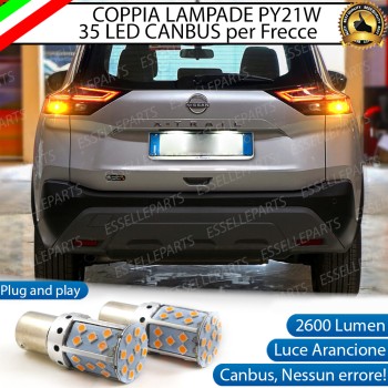 Coppia Frecce Posteriori PY21W 35 LED Canbus per NISSAN X-TRAIL MK4