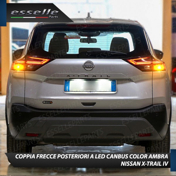 Coppia Frecce Posteriori PY21W 35 LED Canbus per NISSAN X-TRAIL MK4