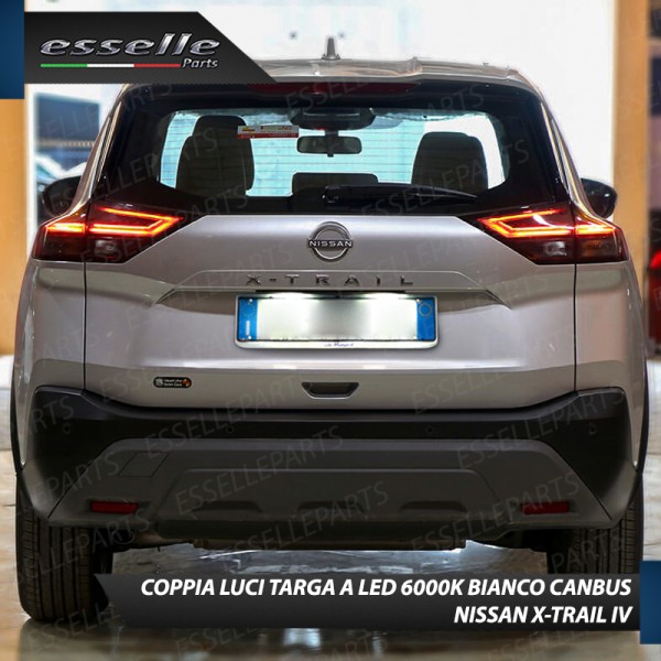 Luci Targa 9 LED per Nissan X-Trail MK4 Canbus 6000K Bianco